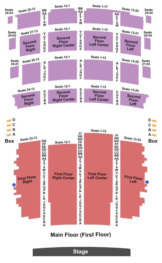 Riverside Theater Twilight Seating Chart